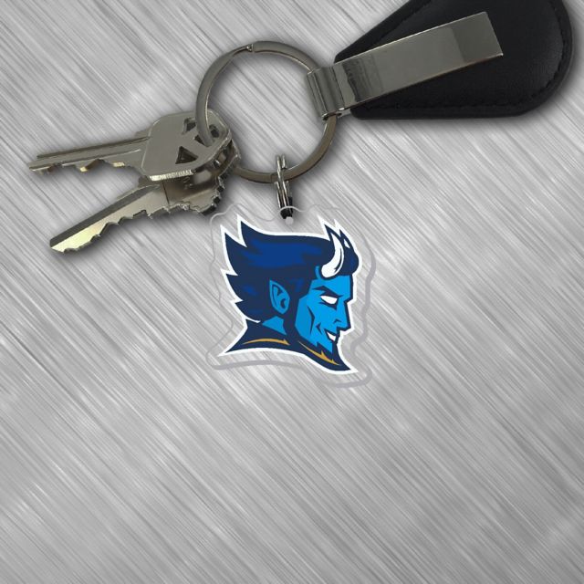 Merced College Blue Devils Keychain