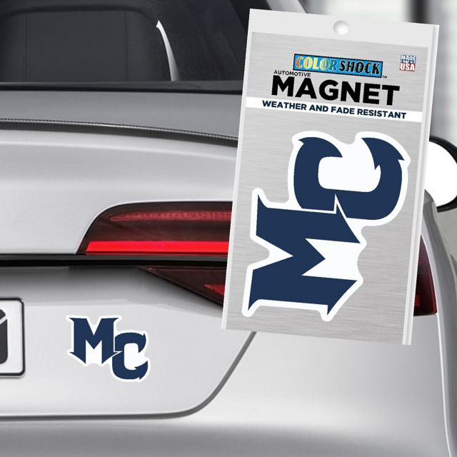 Merced College 4x4 Small Blue Devils Magnet