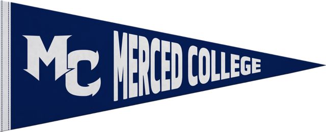 Merced College 12"X30" Full Color Pennant
