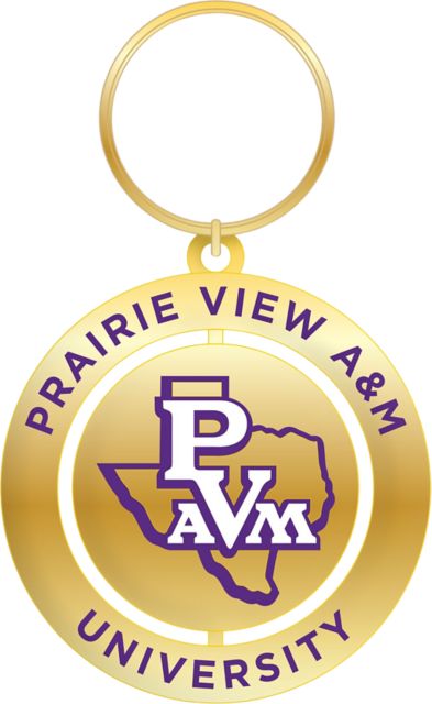 Prairie View A & M University Spinner Key Tag