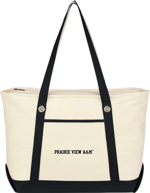 Prairie View A & M University Canvas Zipper Tote Bag