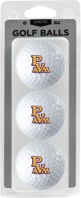 Prairie View A & M University 3 Pack Golf Balls