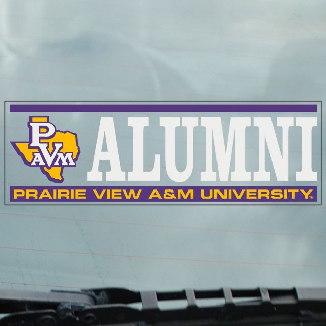 Prairie View A & M University Alumni Cling Decal