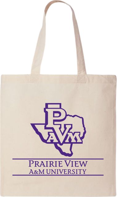 Prairie View A & M University 15 x 16 Canvas Tote Bag