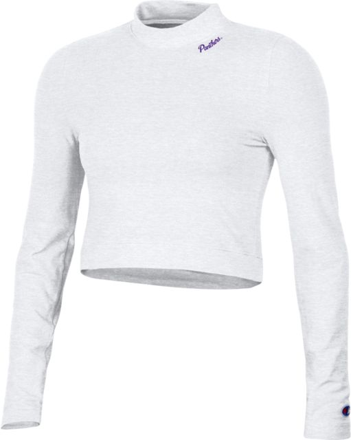 Prairie View A & M University Women's Panthers Cropped Long Sleeve T-Shirt