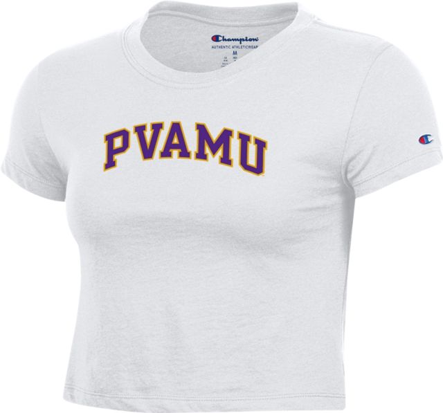 Prairie View A & M University Women's Cropped Short Sleeve T-Shirt
