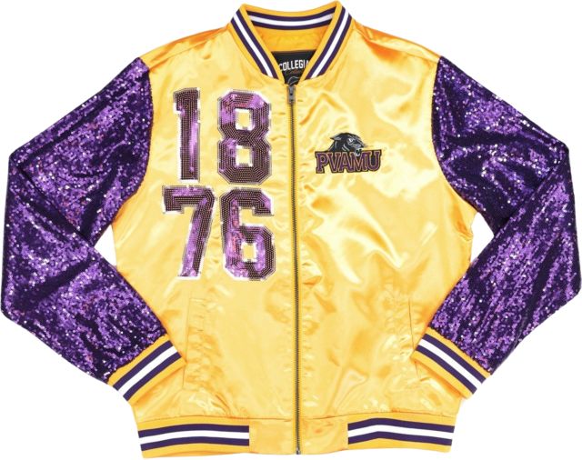Prairie View A & M University Women's Satin Sequin Jacket