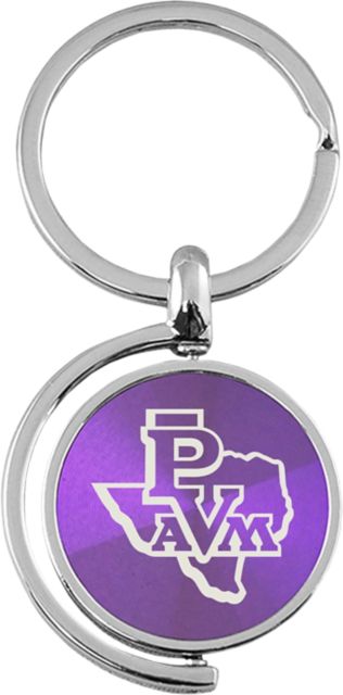 Prairie View A & M University Spinner Key Tag