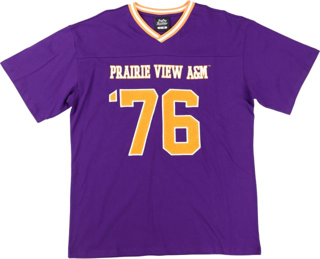 Prairie View A & M University HBCU Women's Long Sleeve Football Jersey