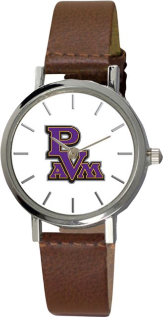 Prairie View A & M University 28 mm Ladies Leather Watch