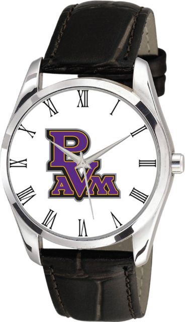 Prairie View A & M University 36mm Men's Leather Watch