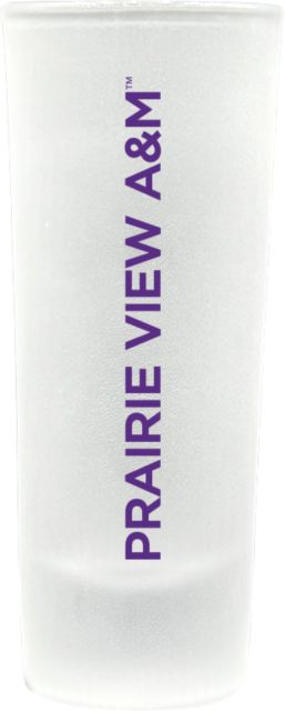 Prairie View A & M University Frosted Collector's Glass