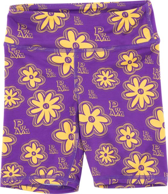 Prairie View A & M University Youth Girl's Biker Shorts