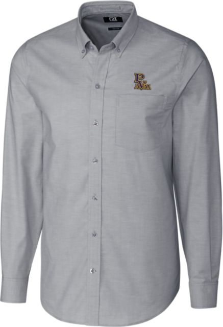 Prairie View A & M University Woven Long Sleeve Polo