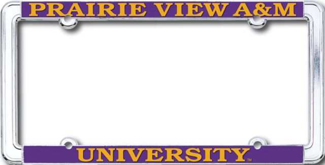 Prairie View A & M University Thin Rim License Plate Frame