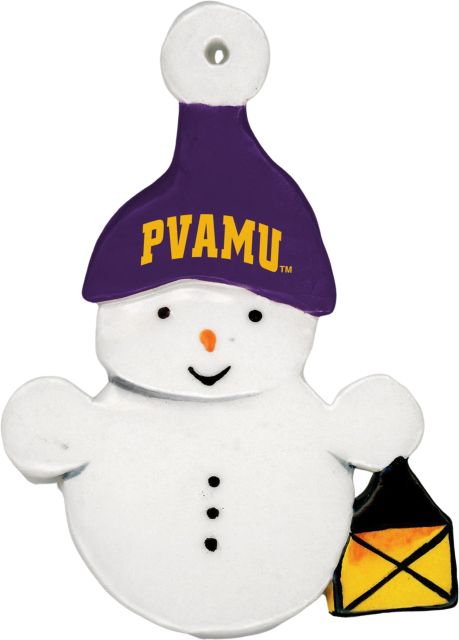 Prairie View A & M University Snowman Ornament