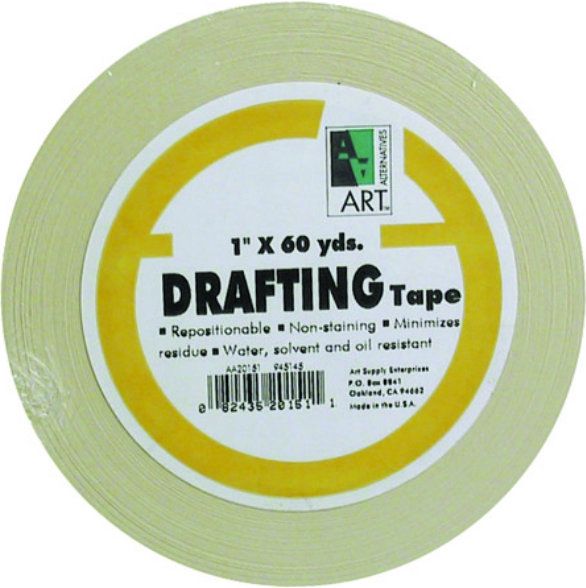 Art Alternatives Artist Tape 1X60 Yards White