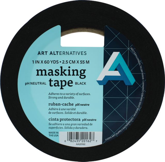 Black Masking Tape 1 Inch X 60 Yards