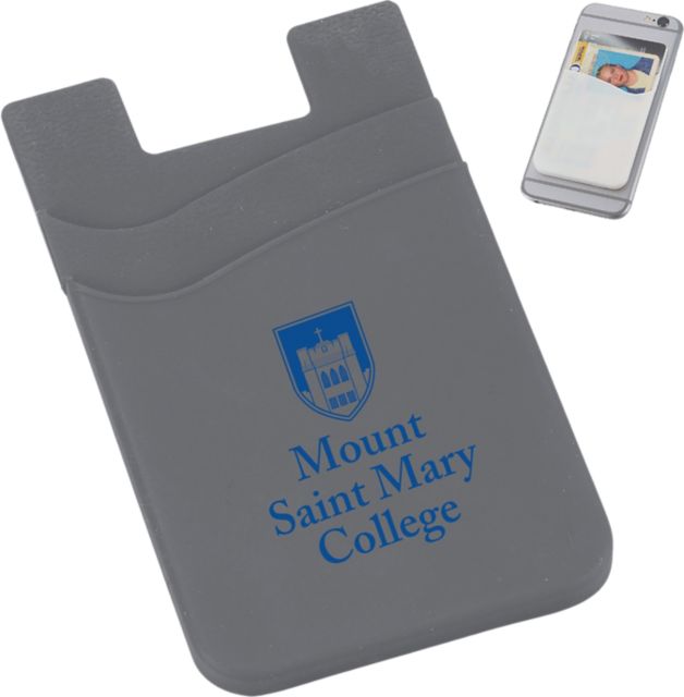Mount Saint Mary College Silicone Card Wallet