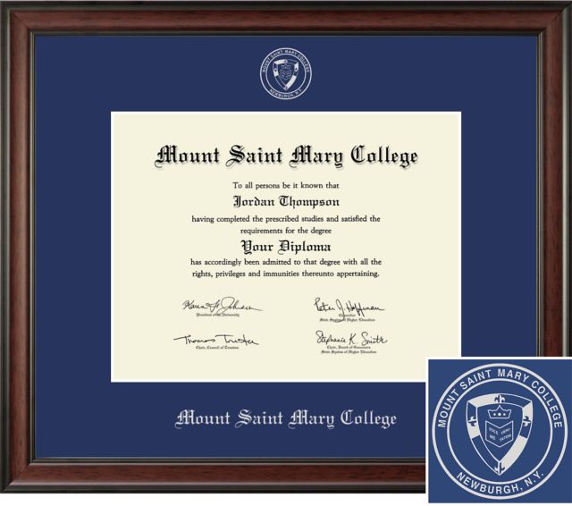 Mount Saint Mary College 8.5'' x 11'' Diploma Frame