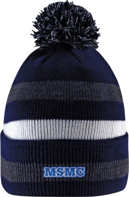 Mount Saint Mary College Cuff Pom Knit Hat