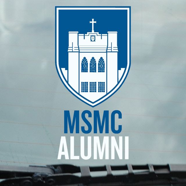 Mount Saint Mary College Alumni Cling Decal