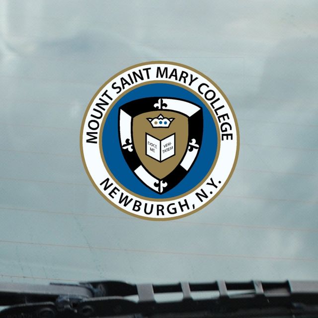 Mount Saint Mary College Cling Decal