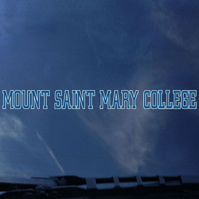 Mount Saint Mary College Strip Decal
