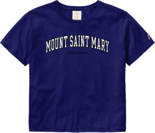 Mount Saint Mary College Women's Crop Short Sleeve T-Shirt