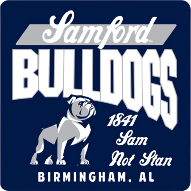 Samford University Bulldogs 4x4 Coaster