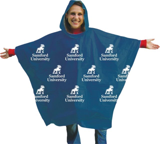 Samford University Bulldogs Rain Poncho