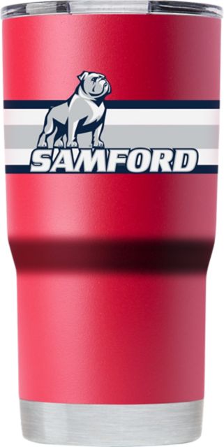 Samford University 20 oz. Vacuum Insulated Striped Tumbler