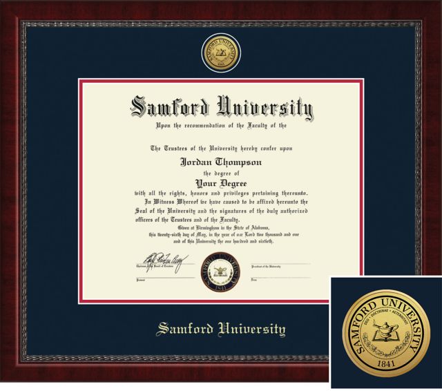 Church Hill Classics Engraved Diploma Frame. 11x14 Bachelors, Masters - ONLINE ONLY