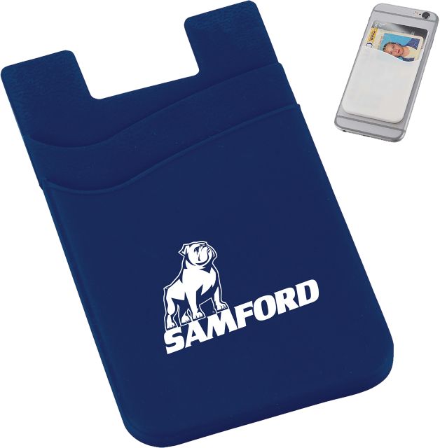 Samford University Bulldogs Silicone Card Wallet