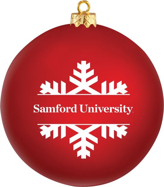 Samford University Shatterproof Round Ornament