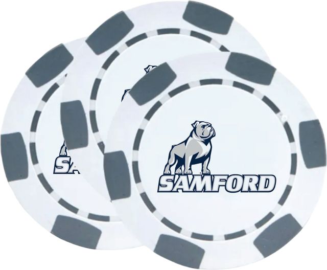 Samford University Chip Ball Marker - 3 Pack