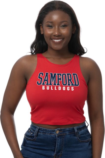 Samford University Bulldogs Women's Crop Tank Top