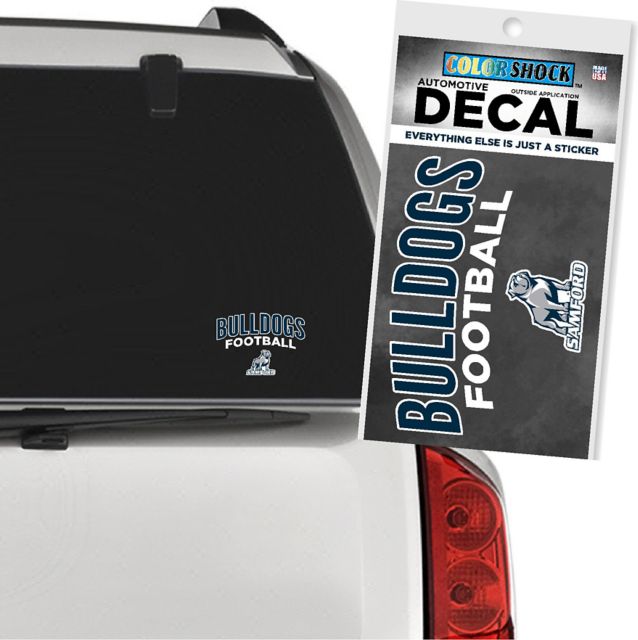 Samford University Bulldogs Football Decal
