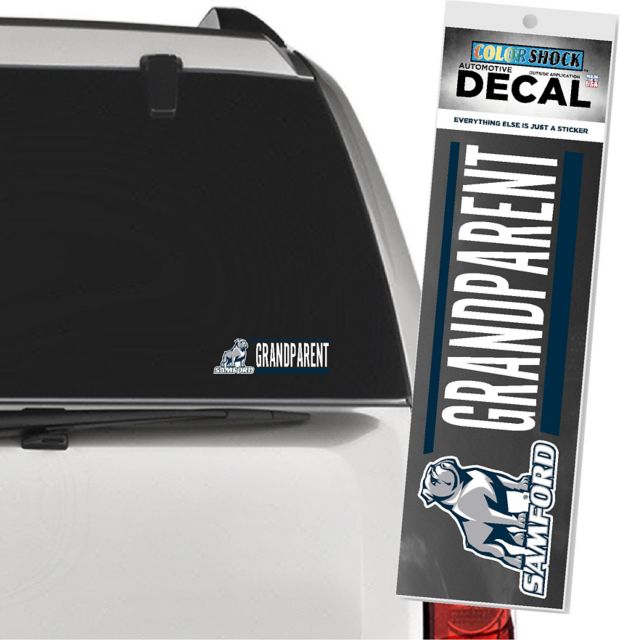 Samford University Bulldogs Grandparent Decal
