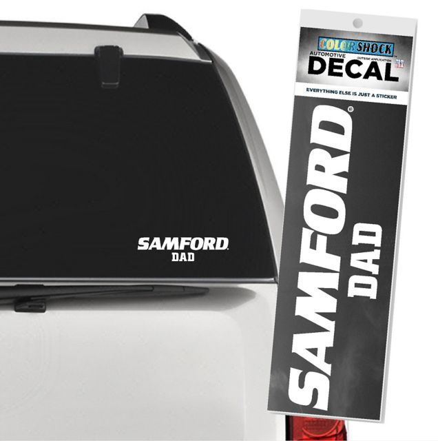 Samford University Bulldogs Dad Decal