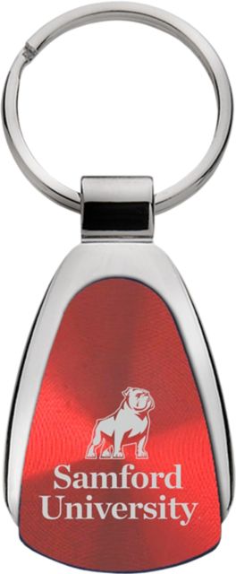 Samford University Teardrop Keychain