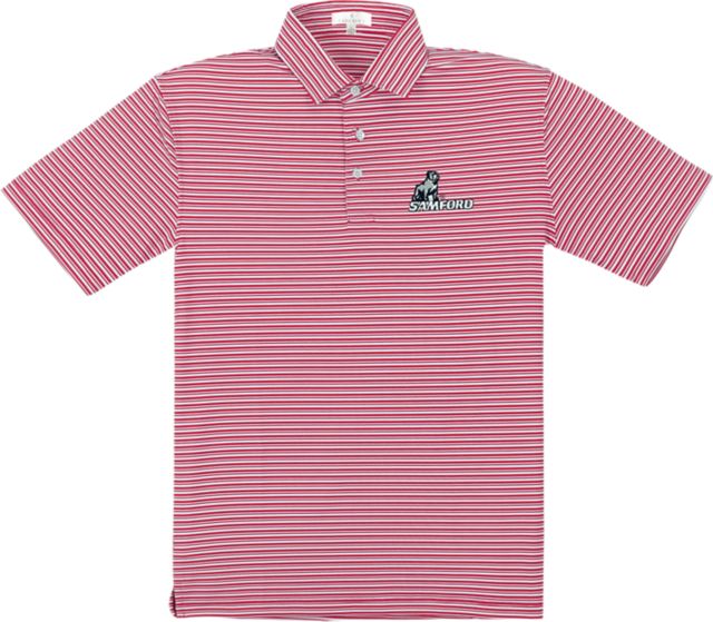 Samford University Performance Stripe Polo