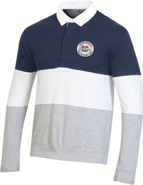 Samford University Bulldogs Collared Long Sleeve T-Shirt