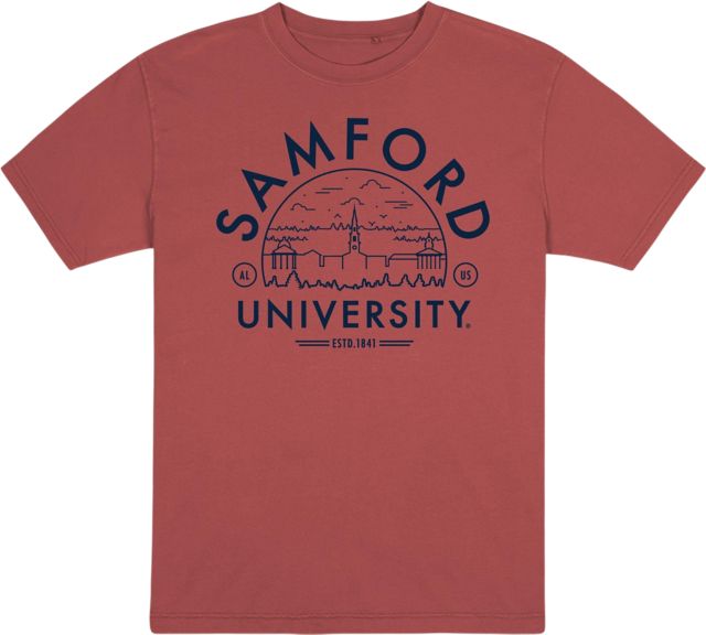 Samford University Garment Dye Short Sleeve T-Shirt - ONLINE ONLY