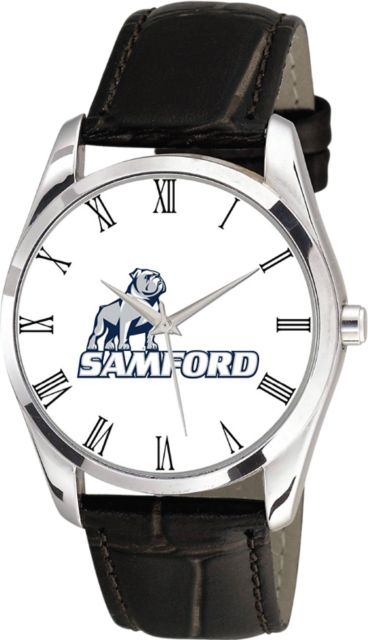 Samford University 36mm Men's Leather Watch
