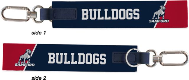 Samford University Bulldogs Carabiner Strap Keychain