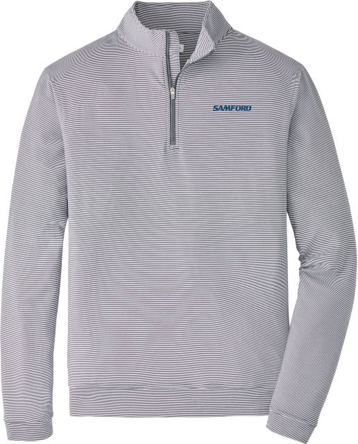Samford University Mini Stripe 1/4 Zip
