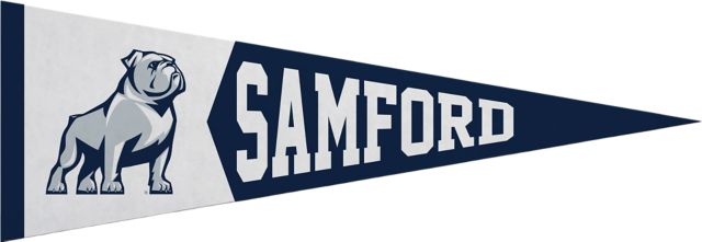Samford University 5x15 Bulldogs Pennant