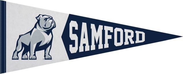 Samford University 12x30 Bulldogs Pennant
