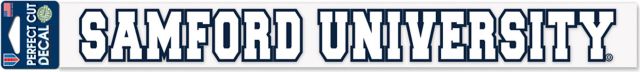 Samford University 2'' x 17'' Perfect Cut Decal